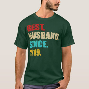 Bester Geburtstag seit 2019 2. Hochzeitstag T-Shirt