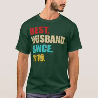 Bester Geburtstag seit 2019 2. Hochzeitstag T-Shirt