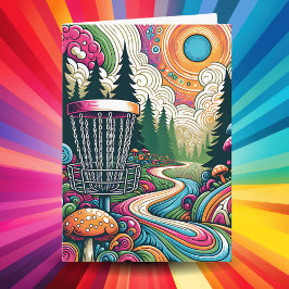 Bester Geburtstag von Par | Retro Disk Golf Karte
