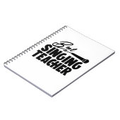 Bester Gesangslehrer Notizblock (Linke Seite)