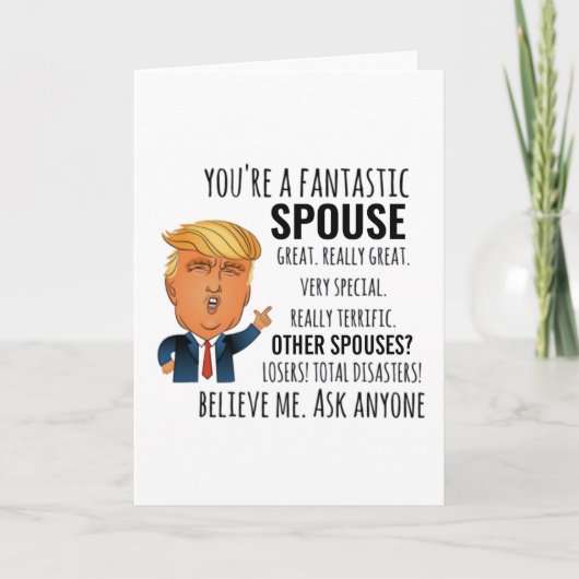 Bester Geschenk für den Ehepartner Karte (Vorderseite)