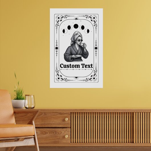 Bester Geschenk für Kaffeeliebhaber Anpassbare Tar Poster (Wohnzimmer 2)