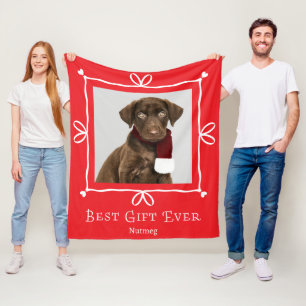 Bester Geschenke-Ever Haustier-Hund-Foto-Geschenk Fleecedecke