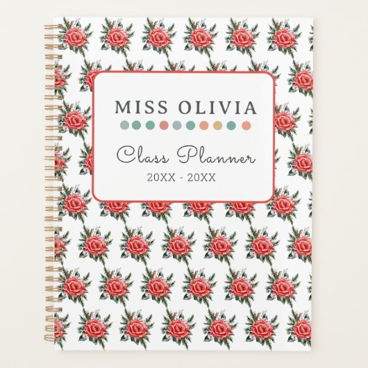 Bester Geschenkplaner für Lehrer | Personalisierte Planer (Vorderseite)