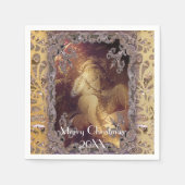 Bester Geschenkurlaub Serviette (Vorderseite)