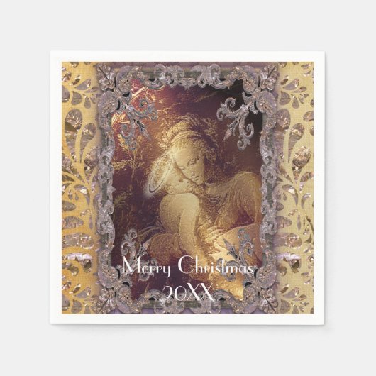 Bester Geschenkurlaub Serviette (Vorderseite)