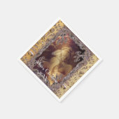 Bester Geschenkurlaub Serviette (Ecke)