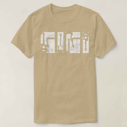 Bester Gigi-Gitarre-Lover-Gitarrist T-Shirt (Design vorne)