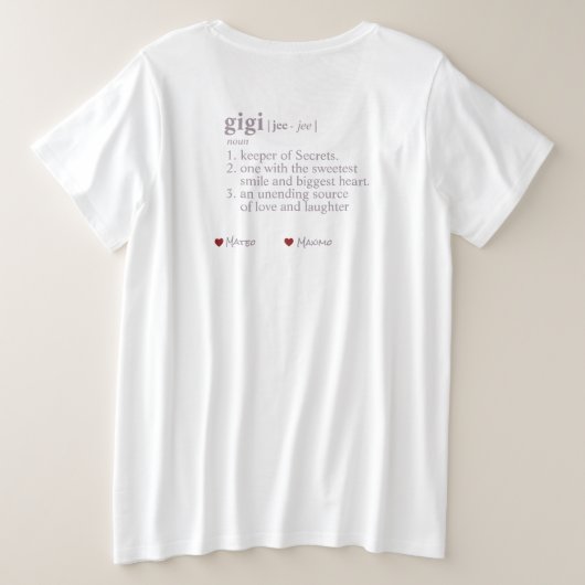 Bester GiGi-T - Shirt (Design Rückseite)