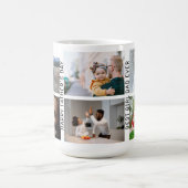 Bester Girl-Vater je Vater's Day 6 Foto Collage C Kaffeetasse (Mittel)
