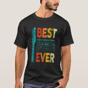 Bester Gitarre-Vater aller Zeiten Gitarrenakkorde T-Shirt