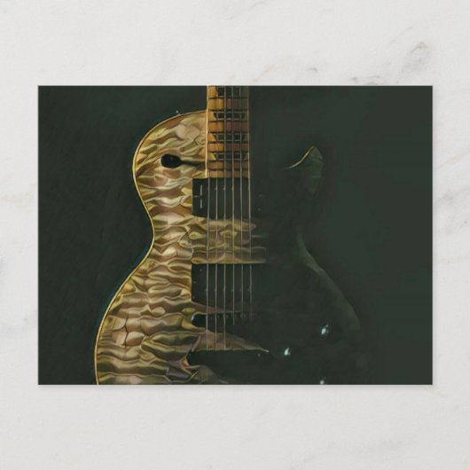 Bester Gitarrist aller Zeiten Postkarte (Vorderseite)