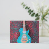 Bester Gitarrist aller Zeiten Postkarte (Stehend Vorderseite)