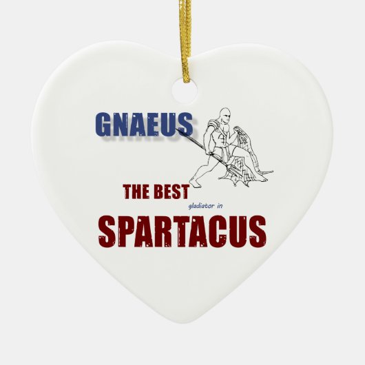 Bester Gladiator Keramikornament (Vorne)