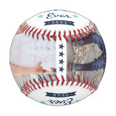 Bester Glück je | Foto des Großvaters Baseball (Vorderseite)