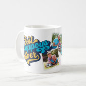 Bester Glück je | Großvater-Foto Kaffeetasse (Vorderseite Links)