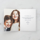 Bester Glück je | Vatertag-Foto Karte (Innenseite)