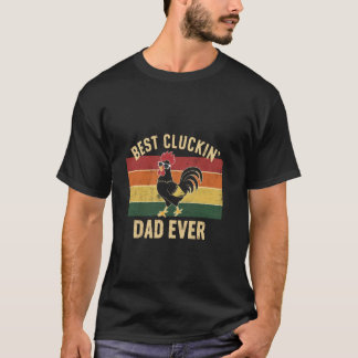 Bester gluckender Vater ever zum Vatertag Hühnchen T-Shirt