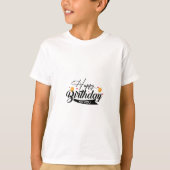 Bester glücklicher Geburtstag T-Shirt (Vorderseite)