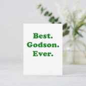 Bester Godson je Postkarte (Stehend Vorderseite)