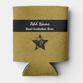 Bester Godvater je Gold und Black Ribbon A04 Dosenkühler