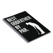 Bester Godvater von Par Uncle Golf Geschenkpapier Notizblock (Rechte Seite)