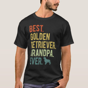 Bester Golden Retriever-Opa aller Zeiten Hundelieb T-Shirt