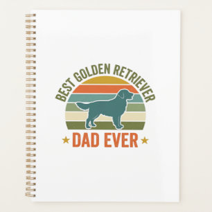 Bester Golden Retriever-Vater Aller Zeiten Vintage Planer
