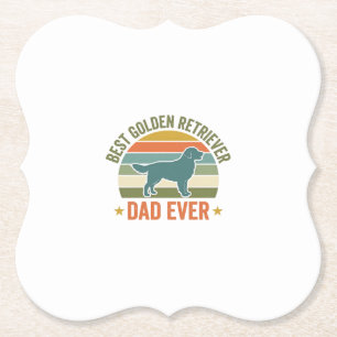 Bester Golden Retriever-Vater Aller Zeiten Vintage Untersetzer
