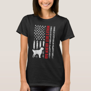 Bester Golden Retriever-Vater der Welt für Männer T-Shirt