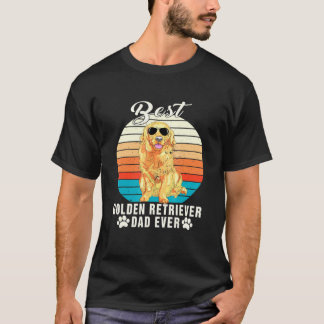 Bester Golden Retriever Vater je Hund T-Shirt