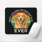 Bester Golden Retriever-Vater überhaupt Mousepad (Mit Mouse)