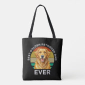 Bester Golden Retriever-Vater überhaupt Tasche (Rückseite)