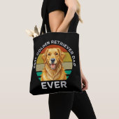 Bester Golden Retriever-Vater überhaupt Tasche (Von Nahem)