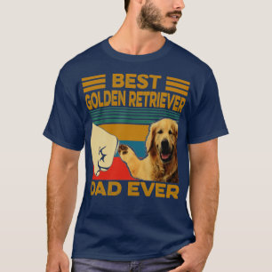 Bester Golden Retriever Vater Vintag T-Shirt