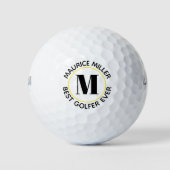 'Bester Golfer je' Golfball (Vorderseite)