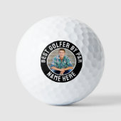 Bester Golfer nach Par Custom Golfball (Vorderseite)