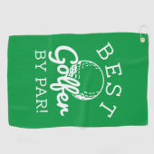Bester Golfer nach Par Golfhandtuch (Horizontal)