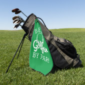 Bester Golfer nach Par Golfhandtuch (Gras)