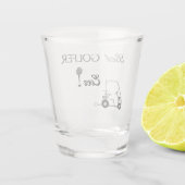 Bester Golfer Schnapsglas (Rückseite)