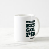 Bester Golfprofi der Welt, benutzerdefinierter Nam Kaffeetasse (VorderseiteRechts)