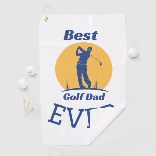 Bester Golfspieler Vater Golfhandtuch (Insitu)