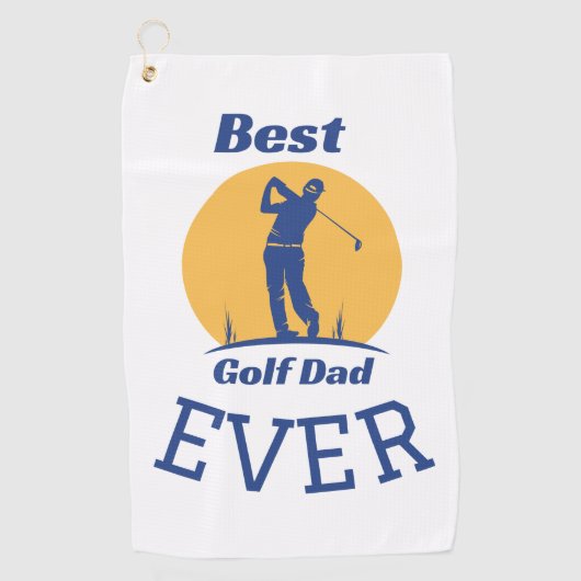 Bester Golfspieler Vater Golfhandtuch (Vorderseite)