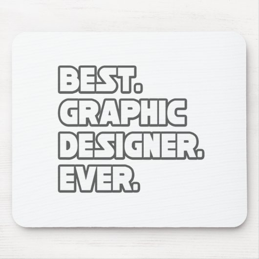 Bester Grafikdesigner Mousepad (Vorne)