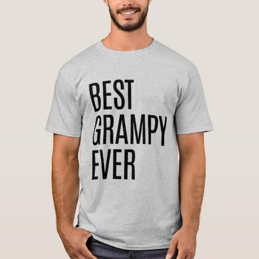 Bester Grampy je Phantastischer Großvater T-Shirt (Vorderseite)