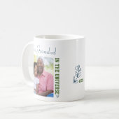 Bester Grandad im Universum - zwei quadratische Kaffeetasse (Vorderseite Links)