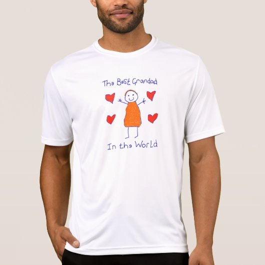 Bester Grandad in der Welt T-Shirt (Vorderseite)