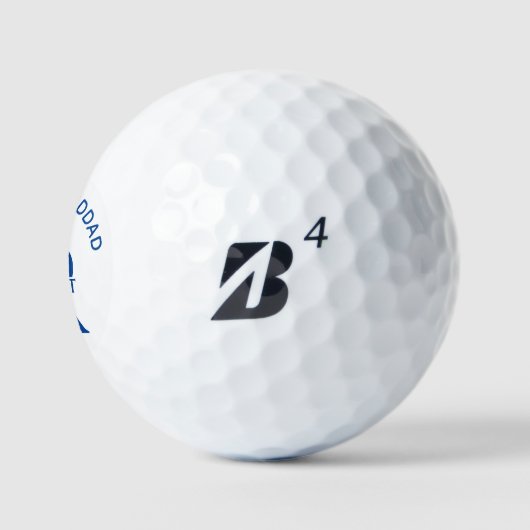 Bester Granddad-Monogramm-Name Golfball (Logo)