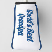 Bester grandpa-blauer Text Golf Headcover (Rotieren 90)