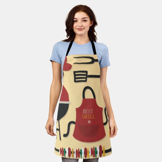 Bester Grill - Grillin Gadgets Schürze (Getragen)